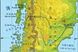 哪些国家的地图，“装得下”狭长的智利？图片