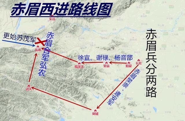 公元25年，天下同时出现了三位大汉皇帝