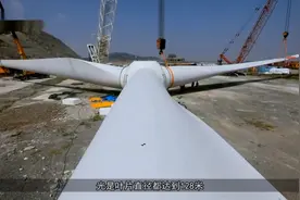比半个山头还高，这些巨无霸级的风力发电机一小时能发多少电？图片
