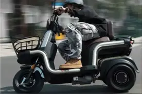 续航200公里，骑行不翻车！2款不倒翁三轮电动车，接娃代步更安全图片