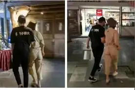 高圆圆夫妇被偶遇，路人镜头下暴露真实身材，穿休闲裤臀部下垂图片