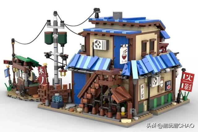 乐高IDEAS作品《火影忍者：一乐拉面馆25周年纪念》三获万票支持