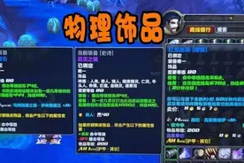 魔兽怀旧服：5H装备需求乱象，DZ抢板甲被喷，一个属性是治疗底线图片