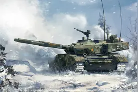 一组帅气的坦克装甲车插画作品！欣赏属于钢铁巨兽的美感图片