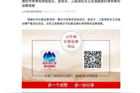 潍坊市体育局副局长王志强接受审查调查图片