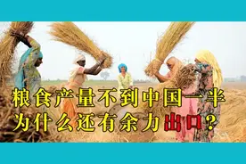 耕地面积更大，一年三熟，为什么印度的粮食产量不到中国的一半？图片