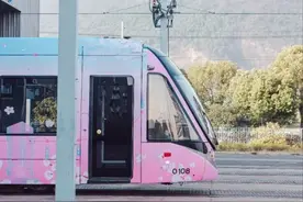 春日限定！苏州樱花主题有轨电车上线图片