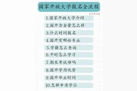 国家开放大学报考必知的🔟件事图片