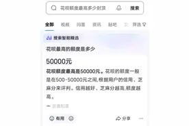 你知道世界上花呗额度最高的人是谁吗？你的额度又是多少呢？图片