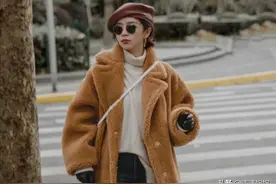 冬天过了一半才发现，今年羽绒服过时了！“泰迪外套”才是真时髦图片