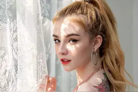 泰国爱尔兰的混血模特杰西·瓦德，看看她有多美？图片