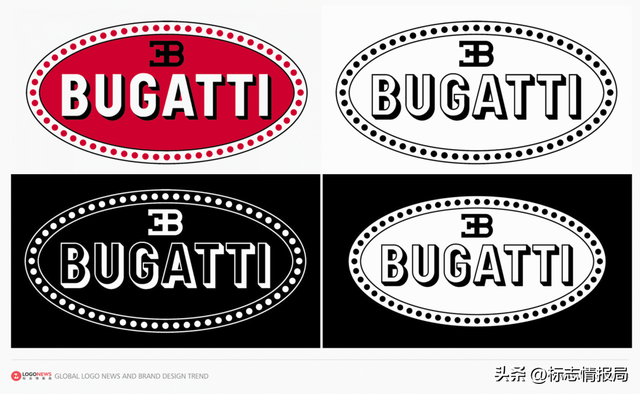 113年之后,超级跑车布加迪(bugatti)第一次启用新logo