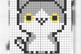 26张卡通图案的像素图，真是一个比一个可爱，收藏起来总能用得上图片