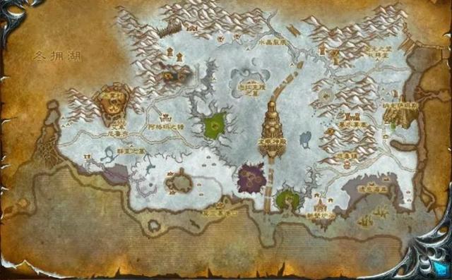 「魔兽WLK」地图介绍：北风苔原&龙骨荒野