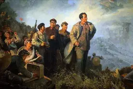 地图详解红军万里长征最后一程，会师陕北，三军过后尽开颜图片
