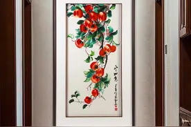 开门见什么好？“进门三见，家旺人富”，玄关挂画藏玄机图片