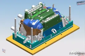 汽车经典保险杠-缩后模图片