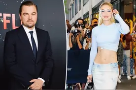 小李子和超模吉吉恋情实锤！派对上亲密互动，打破“25岁魔咒”图片