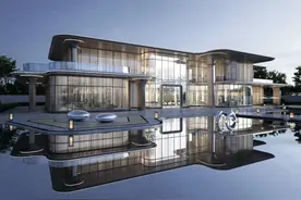建筑SU模型素材丨售楼部立面造型设计Ⅱ图片