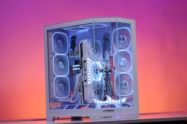 11月全白主流装机配置：9700X+X870M冰雕+5080HOF海景房主机