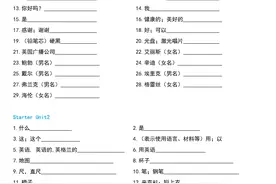 初中英语：人教版单词默写表，包含七八九年级，假期把单词刷起来图片