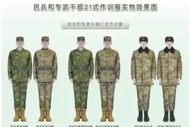8月1日起！基干民兵和专职人民武装干部，列装配发21式作训服图片