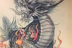 京城顽主我是雕刻师=素描手稿麒麟纹身雕刻素材图谱，建议收藏图片