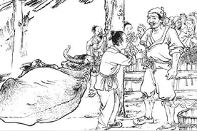 民间故事：舅舅借钱不还，变成老牛给外甥还债，最后降服十八罗汉图片