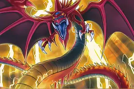 《游戏王》：三幻神之欧西里斯的天空龙，漫画中的出场与战斗表现图片