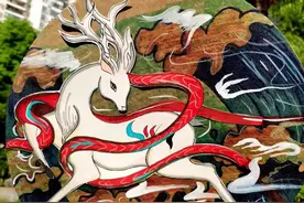 「绘画教程」敦煌壁画九色鹿图片