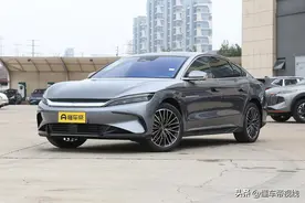 新车 | 外观微调 配置升级 2023款比亚迪汉EV创世版506公里尊贵型实拍图片
