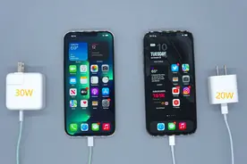 iPhone13ProMax充电测试，30W和20W充电头，差距到底大不大？图片