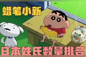 《蜡笔小新》中的出现过的角色姓氏，它们在日本现实中人数有多少图片