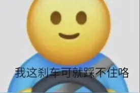 搞笑表情包：再多说一句废话，我这刹车可就踩不住咯图片