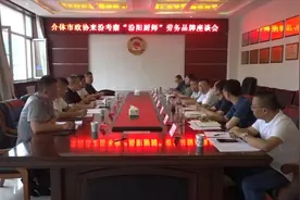 介休市政协考察组在汾阳市考察图片