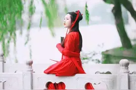 传说中的红衣女鬼图片