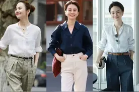 紧身裤包臀裙不兴了！今年流行直筒裤、过膝裙洋气显高，谁穿谁美图片