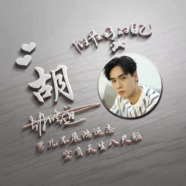 适合做微信、QQ头像，新款3D精选励志大气签名头像，留下你的名字