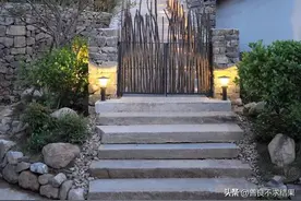 庭院设计，别忽视了“入户大门”两侧的“景观”图片