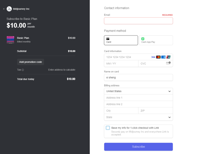 保姆级教程！注册Midjourney并开通付费订阅功能
