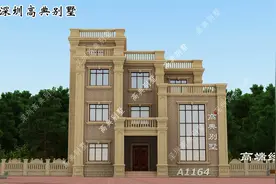 外墙配色统一，田园色彩搭配，温暖明亮图片