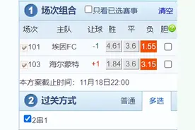 今日竞彩推荐：埃因FC vs 特尔斯达 海尔蒙特 vs 格拉夫 2串1 胜负比分图片