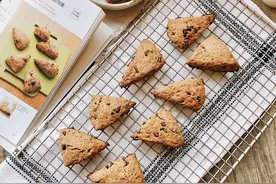 『大师配方』咖啡＆巧克力豆司康！浓郁爆香！20分钟简单点心！图片