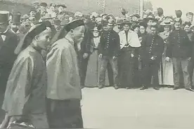 李鸿章访问纽约，50万纽约市民涌上街头，只为目睹其风采图片