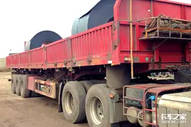 钢卷还能这么运输？老外这种方法太牛了图片