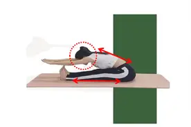 坐位体前屈图片