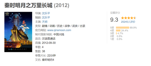 完美观影攻略来了！《秦时明月》动漫观看顺序（附豆瓣评分）