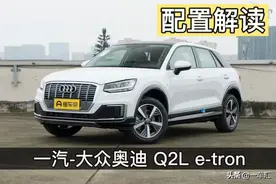 奥迪Q2L e-tron配置解读，算不算电动车界的“小资选择”图片