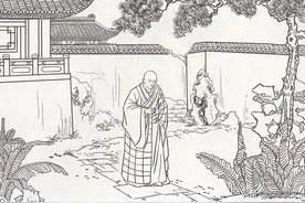 民间故事：老和尚开荤图片
