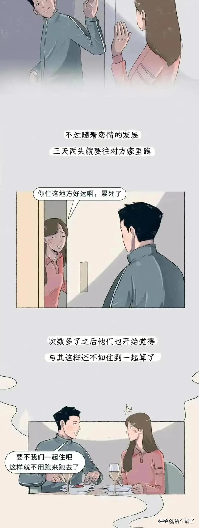 两个人合不合适，同一次居就知道了！（漫画）